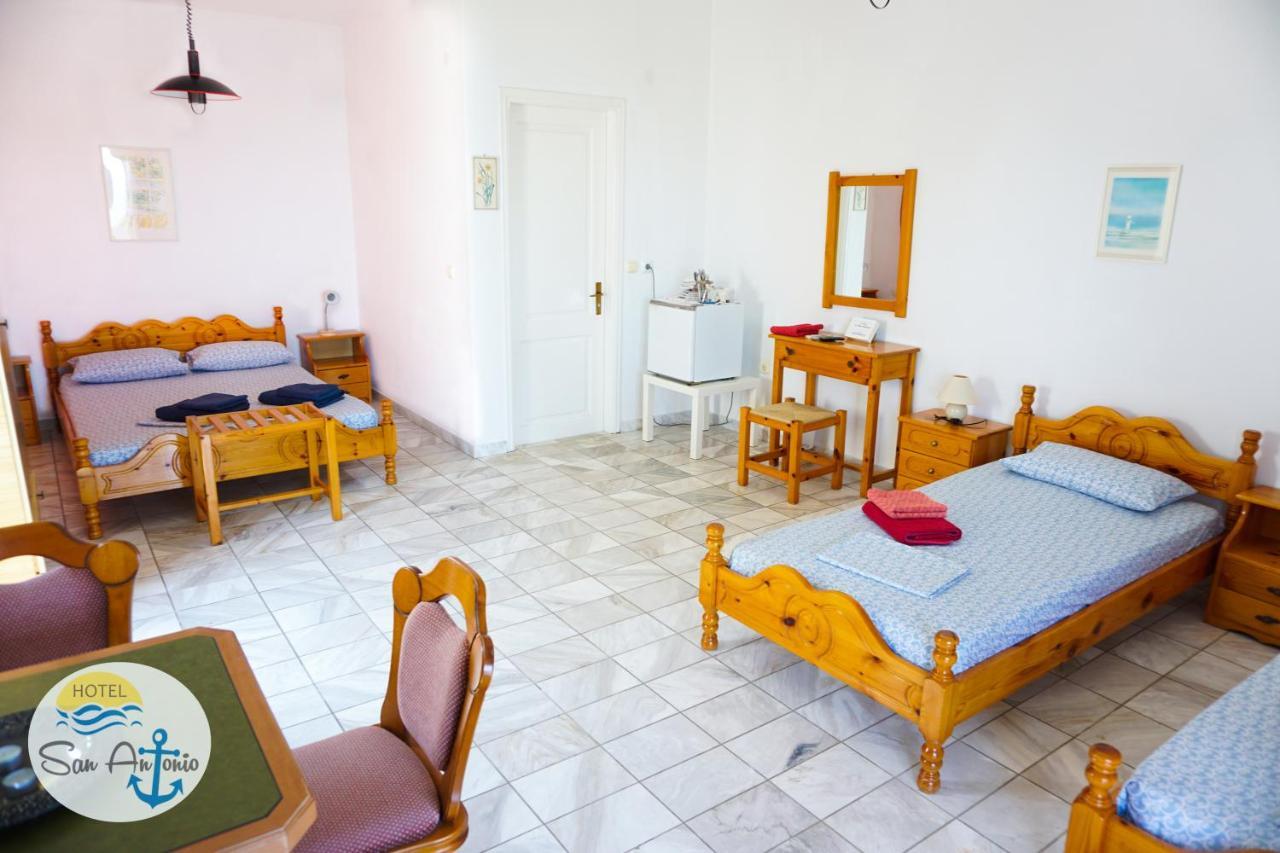San Antonio Hotel & Apartments Мегали Амос Екстериор снимка